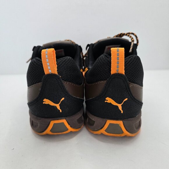 Puma | Fells Trail brown orange sporty low-top gorpcore sneakers | MENS 9 - Picture 7 of 10